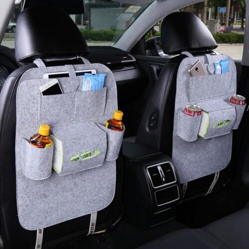 Car Seat Back Bag Stowing Tidying Seat Organizer Hanging Bag Thick High Quality Car Storage Box