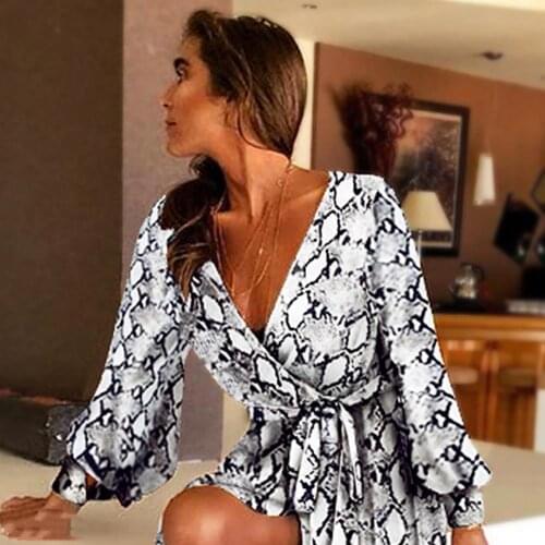 Formal Long Dresses For Women Sexy Boat Neck Glitter Deep V Neck Print Party Dress Bohemian Retro Dress Female Vestido