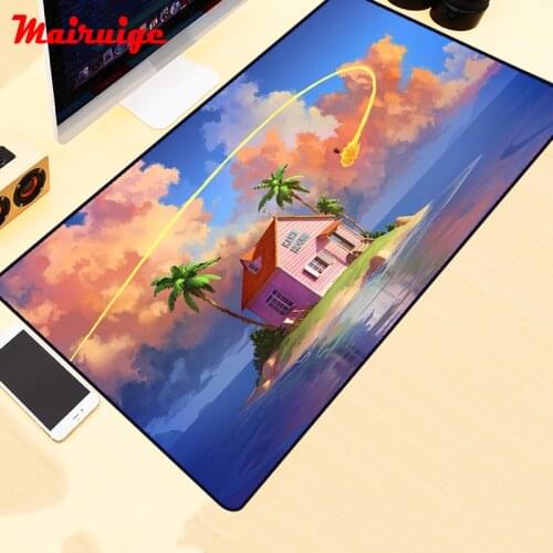 900x400mm House and Sea Large Mouse Pad PC Laptop XXL Anime Mousepad Desk Mat Computer Gaming Accessories Scenery Keyboard Pad