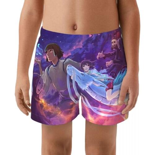 Spirited Away boys Brand Swimming Briefs Low Waist Swimwear drop With Push-up Pad Shorts Trunks Boxers Summer kids Swim