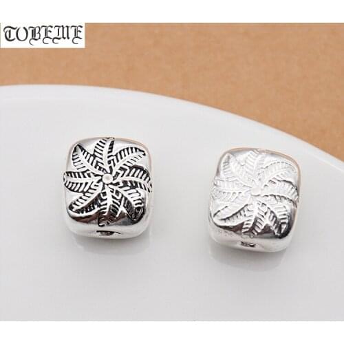 Handmade 100% 925 Silver Beads Sterling Silver Jewelry Beads DIY Bracelet Beads Jewelry Findings