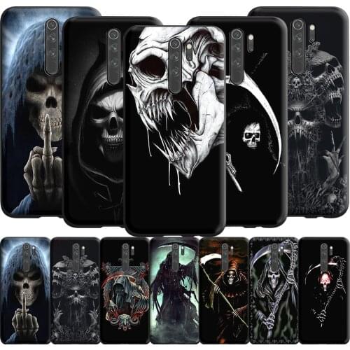 Grim Reaper Skull Death Case for Redmi Note 9s 9 8 7 10 10s 10T K40 9T 9C 9A 10X Pro Prime NFC