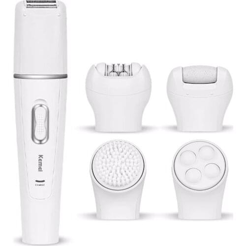 5in1 facial epilator women electric female epilator face hair removal callus shaver foot depilatory mini lady shaver bikini