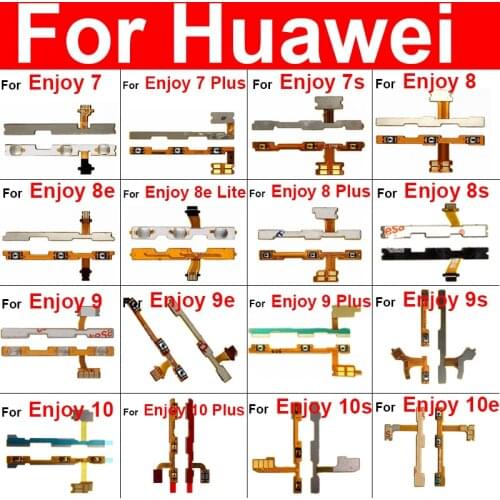 Power &Volume Button Flex Cable For Huawei Enjoy 5 5S 6 AL10 AL00 6S 7s 8 8e 7 9 9E 9S Plus Lite Audio Control &Power Flex Cable
