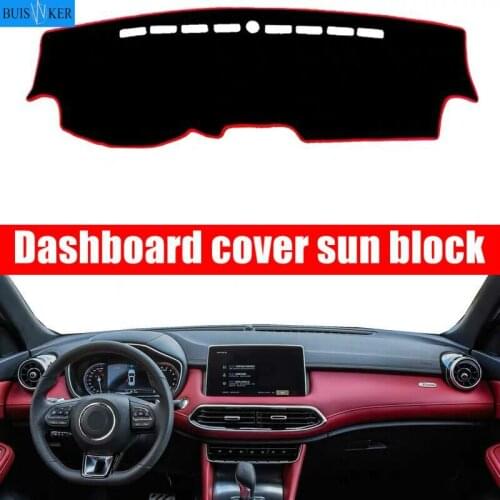 Car Dashboard Cover Sun Shade Non-slip Dash Mat Pad Carpet Car Stickers Interior Accessories For MG HS 2017 2018
