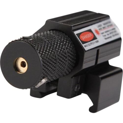 Tactical Red Dot Laser Sight Scope for Air Gun Rifle Weaver Adjustable 11/20mm Picatinny Rails Mount Rail Hanging Laser Pointer