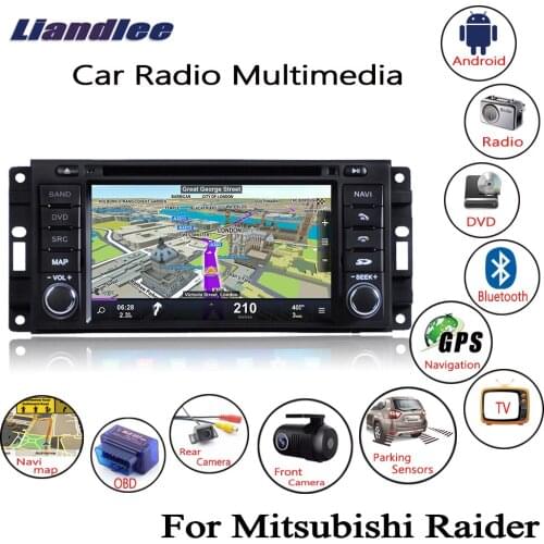 Liandlee Android Car For Mitsubishi Raider 2008~2009 Radio CD DVD Player GPS Navi Navigation Maps Camera OBD TV Screen Media