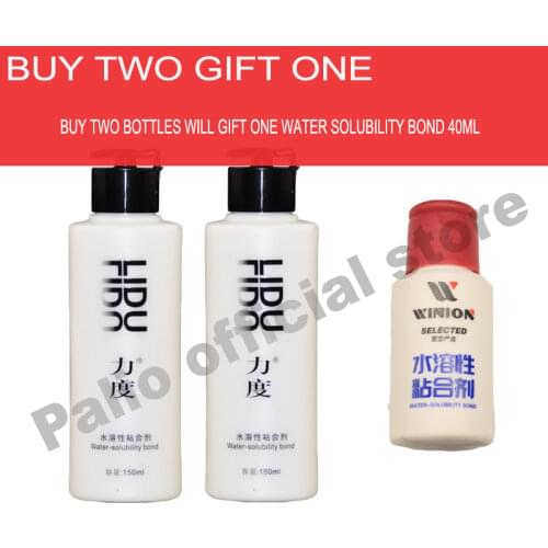 Lidu 150ml inorganic glue water solubility bond adhesive for assemble table tennis rubber and blade to racket ping pong game