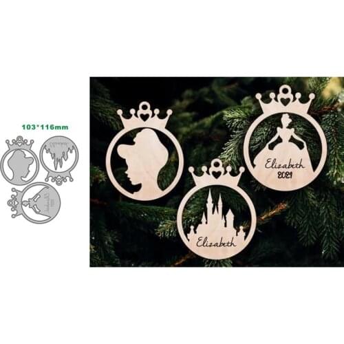 Metal Cutting Dies Castle Princess Stencils for DIY Scrapbooking Decorative Embossing DIY Paper Cards