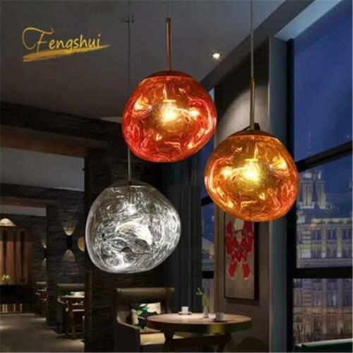 Nordic Art Lava LED Light Modern Creative PVC Pendant Lights Living Room Bedroom Restaurant Cafe Bar Decor Kitchen Hanging Lamps