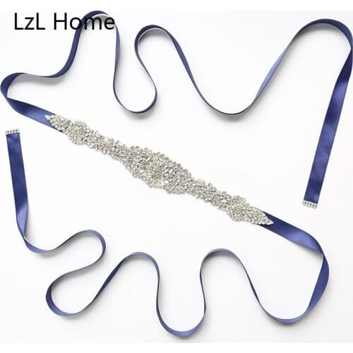New luxury Rhinestone adornment Belt Wedding Dress accessories Belt 100% hand-made best selling Bridal Sashes Fro Prom Party