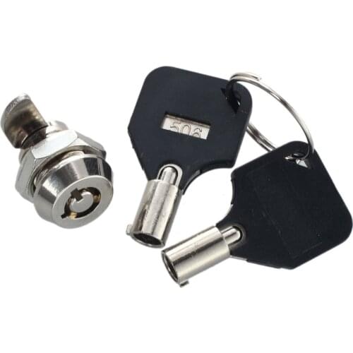 Wholesales 12mm Threaded Keyed Quarter Turn Cam Lock for Drawer Box Locker
