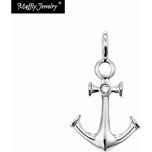 Anchor Charm Pendant,Europe Style Muffiy Club Good Jewelry For Women, Gift In 925 Sterling Silver Fit Bag Bracelet
