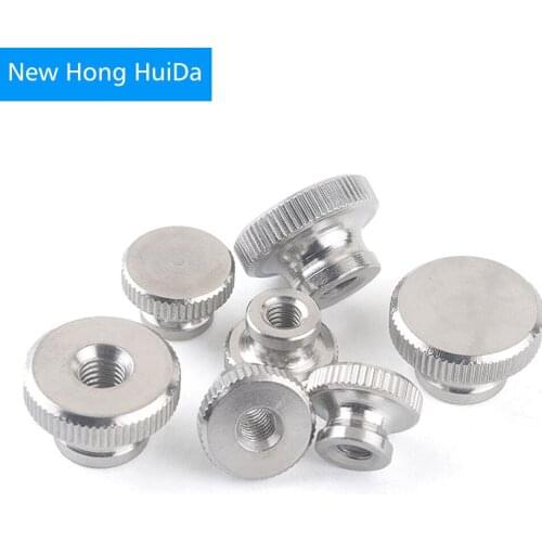 Adjust Knurled Toolless Thumb Nut 3D Printer Spring Loaded Heated DIY Bed Curtain Wall Tighten M3-M12 304 Stainless Steel