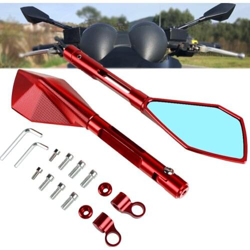 For 125 200 390 2014-2017 2018 2019 Adjustable Foldable ALL Aluminum Motorcycle Rearview Mirror Rear View Mirror