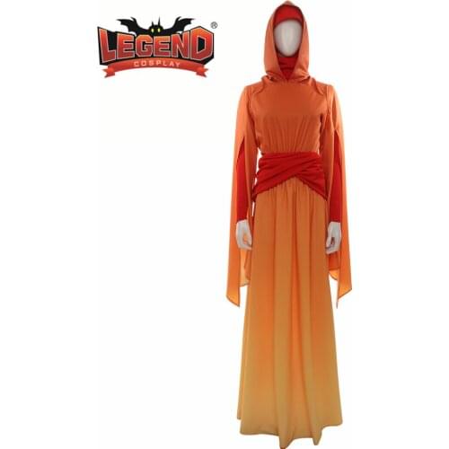SW Queen Padme Amidala Cosplay Costume Fancy Halloween Padme Amidala dress robe costume custom made