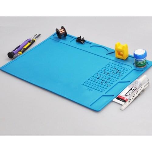 Heat Insulation Working Mat Heat-resistant Soldering Station Repair Insulation Pad Insulator Pad Maintenance Platform