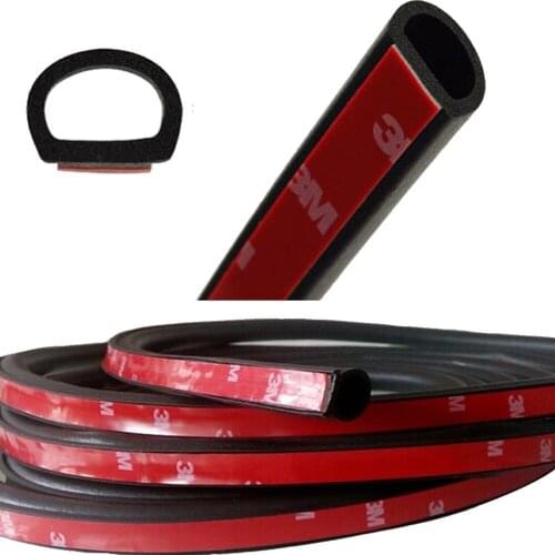 EE support 157" Small D 4Meter 3M Door Rubber Seal Weather Strip Hollow Car Motor Sales