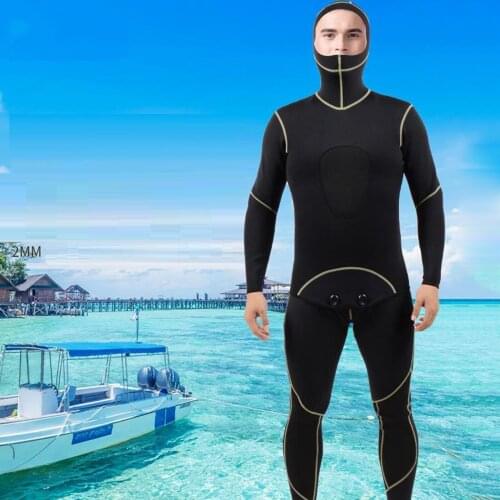 Full Body Diving Scuba Suits Two Pieces UV Protection for Surfing Snorkeling