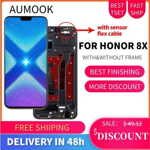 LCD for Honor 8X Display Screen Digitizer Assembly with Frame Replacement Part For Honor 8X LCD JSN-L21 JSN-L42 JSN-AL00 JSN-L22