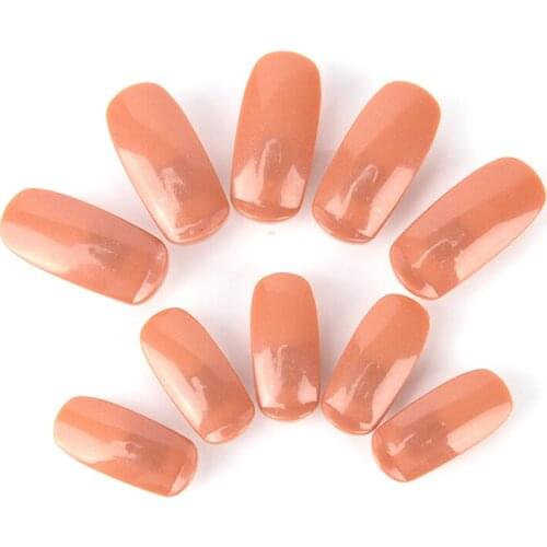 100pcs/lot High Quality Fake Nail Tips Removable Practice Tips Hand Nail Training Manicure Tool Professional Nail Trainer Tool