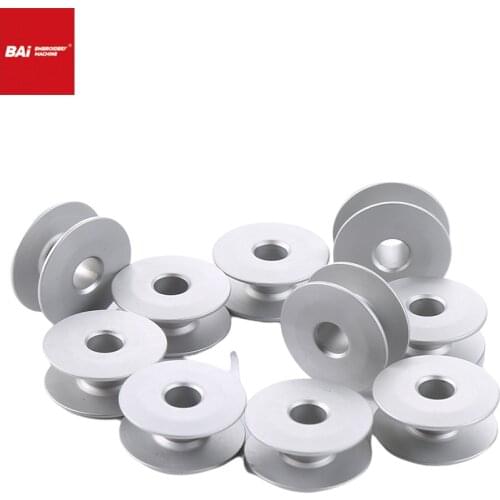 100pcs High Tenacity Stainless Steel Metal Bobbins For Bai Embroidery Machine
