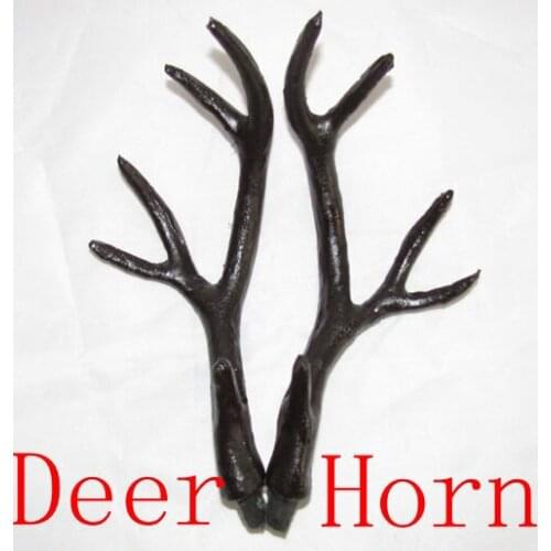 Free shipping 17cm deer horn antler for head and property