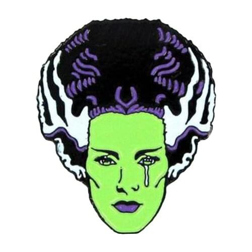 Bride tears enamel pin shadow series brooch