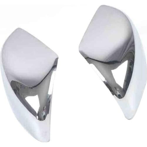 For Nissan Navara NP300 2015-2020 Car Side Door Rearview Mirror Cover Trim Frame Decoration Stickers Accessories, Chrome