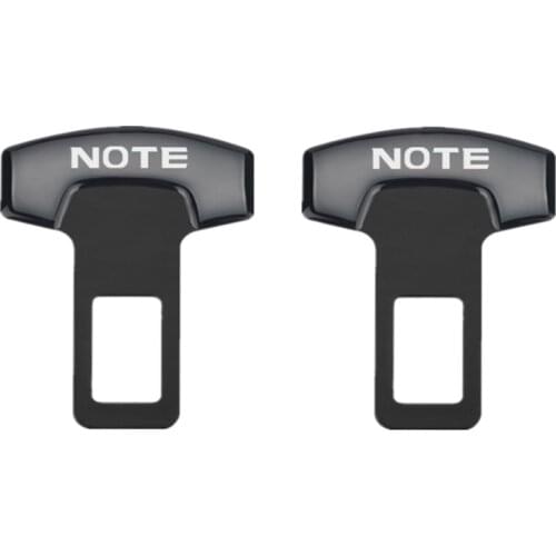 For Nissan NOTE E11 E12 Accessories Car Styling Safety Belt Buckles Real Trucks Car Safty Belt Alarm Canceler Stopper 2pcs