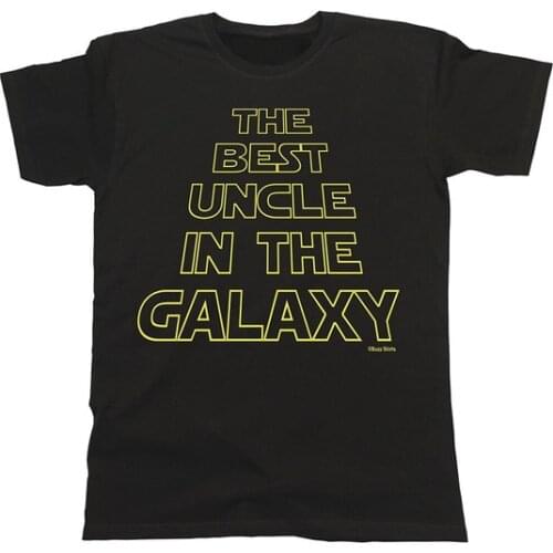 The Best UNCLE In The Galaxy T-Shirt Mens Father Shirt