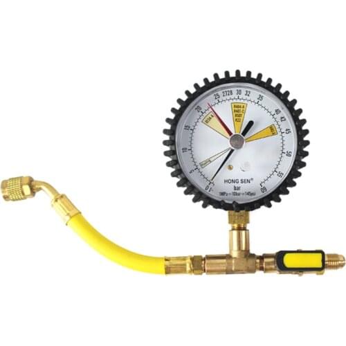 Nitrogen Pressure Test Gauge Air Conditioning Refrigeration Test Table Hvac