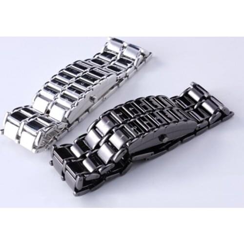 Mens Binary LED Digital Quartz Wrist Watch Fathers Day Fashion Creative Gift AIC88