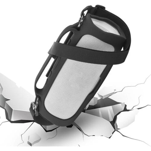 Soft Silicone Case Cover Silicone Travel Case Replacement Portable Protective Cover For JBL Charge4 Wireless Music Speaker