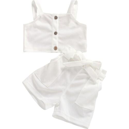 Baby Girls Clothing Childrens Girls Wear 2020 Summer Clothing Set Summer Baby Girl Clothing Set Suitable For Girls Casual Wear