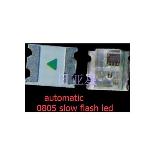 SMD 0805 automatic slow flash changing color led