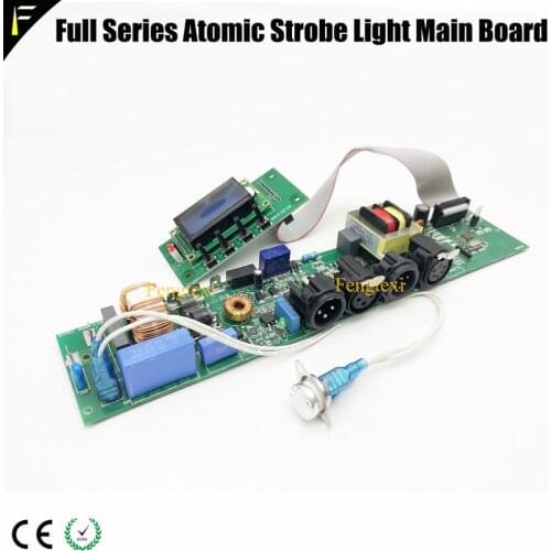 1Set Atomic 3000 Strobe Light Control Main Board with Display & Atomic LED 1000w Strobe Light Mainboard Parts with DMX512