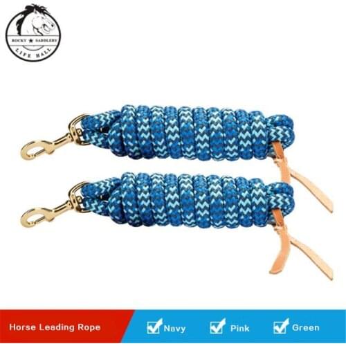 Cavassion Equestrian PP Horse Leading Rope Horse Riding Bridle Saddlery Equipment Colorful Quality High Tensile Strength