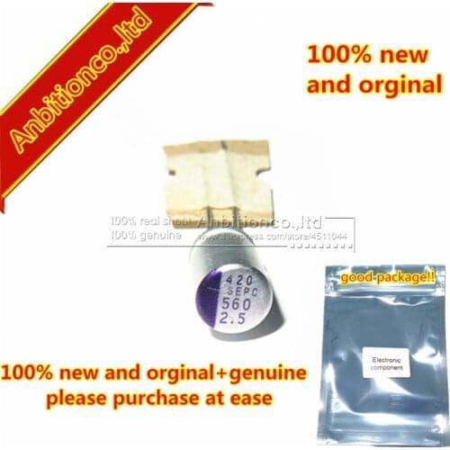 20pcs 100% new original 2.5V 560UF Solid Capacitor in stock