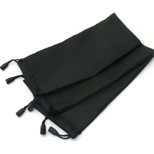 5PCS/lot Black Durable Waterproof Dustproof Plastic Sunglasses Pouch Soft Eyeglasses Bag Gasses Case Eyewear Accessories