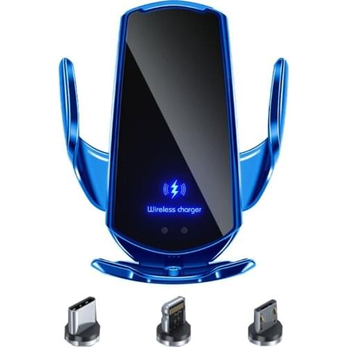 Car Wireless Charger Mobile Phone Bracket Induction Opening / Closing Fixing