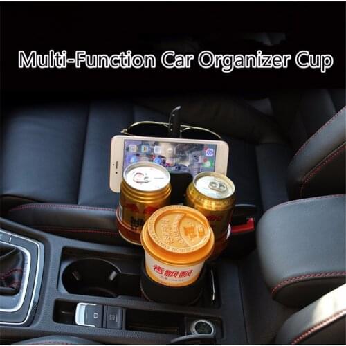 Car Styling Storage Box Auto Sunglasses Holder Car Organizer Cup Drink Holder Phone Stand Coins Keys Organizer Car Accessories