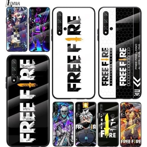 Free Fire Games For Honor 30 20 10 9X 8X Pro Plus Lite Tempered Glass Hot New Shell Luxury Cover Phone Case