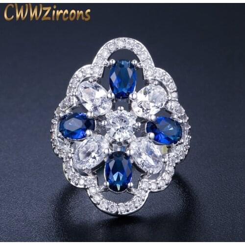 Женские серебряные кольца Cwwzircons China At AliExpress