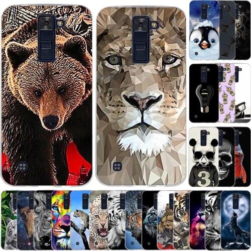For LG K8 Case Soft TPU Silicon Phone Back Cover For LG K8 Case Etui Protective Bumper Fundas Coque Capas