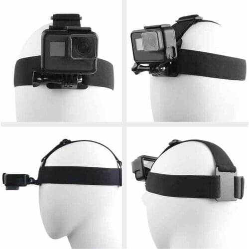 Elastic Adjustable Harness Head Strap Mount Belt for GoPro Hero 1/2/3/4/5/6/7/8 SJCAM Black Action Camera Accessories for GO PRO