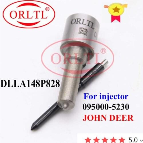 ORLTL DLLA148P828 Commmon Rail Nozzle DLLA 148P 828 Fuel Injector Nozzle FOR JOHN DEER 095000-5230 0950005230