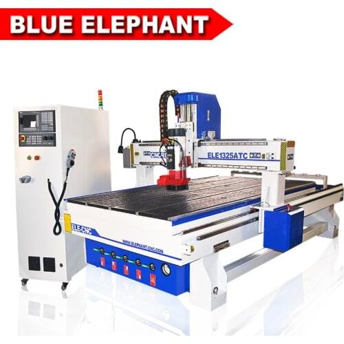 CNC Router Machine ATC 1300mm x 2500mm Bed, 9.0KW HSD Spindle, SYNTEC Control System, T-slot & Vacuum Table