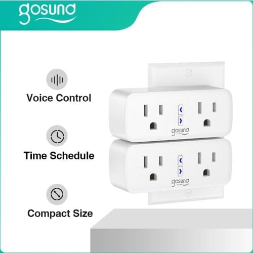 Двойные розетки Gosund China At AliExpress