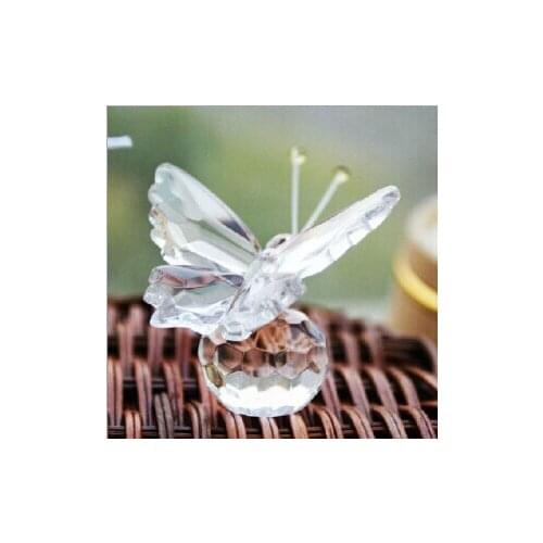 Crystal Collection Precious Butterfly Souvenir Wedding Party Favors For Guest DHL Fedex Free Shipping